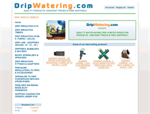 Tablet Screenshot of dripwatering.com
